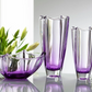 Galway Crystal Amethyst Dune 10" Square Vase