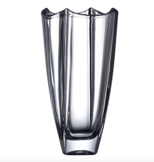 Galway Crystal Dune 10" Square Vase