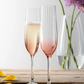 Galway Crystal Erne Flute set of 2 in Blush