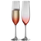Galway Crystal Erne Flute set of 2 in Blush