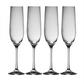 Galway Crystal Erne Flute set of 4