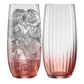 Galway Crystal Erne Hiball set of 2 in Blush