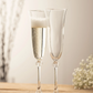 Galway Crystal Liberty Flute Pair