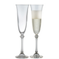 Galway Crystal Liberty Flute Pair