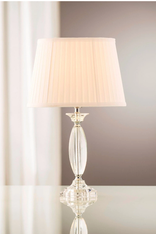 Galway Crystal Lyon Lamp & Shade