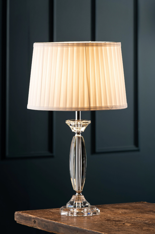 Galway Crystal Lyon Large Lamp & Shade (64cm)