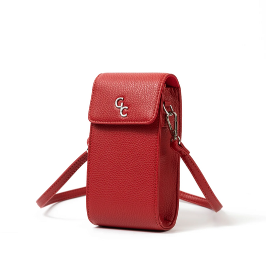 Galway Crystal Mini Crossbody - Red