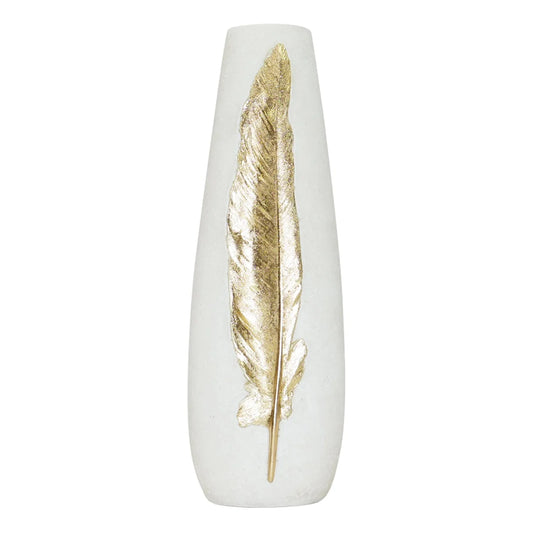 Gold Feather Vase Large