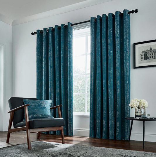 HELENA SPRINGFIELD Roma Curtains Teal 66x54