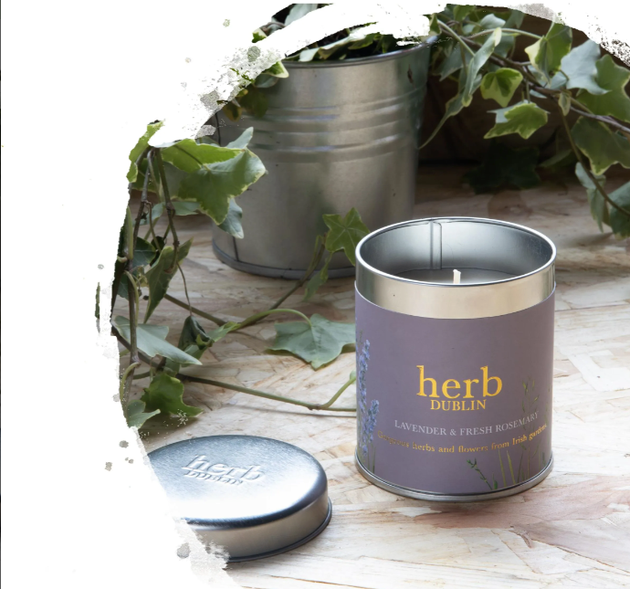 HERB TIN LAVENDER & ROSEMARY Candle