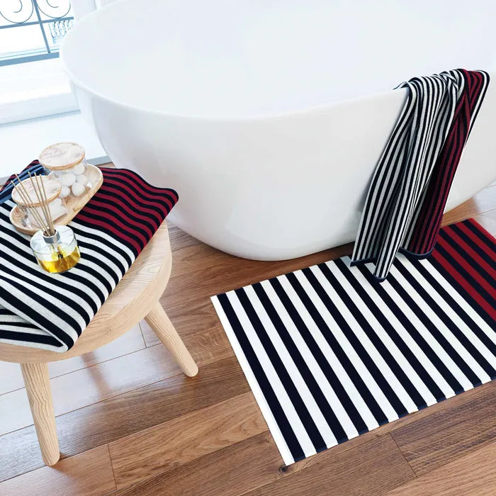 Helena Springfield Coastal Towels Navy/Red