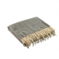 Herringbone Dark Grey Throw
