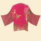 Hummingbird Kimono Jacket - Raspberry