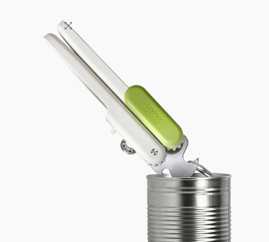 JJ PIVOT 3IN1 CAN OPENER WHITE/GREEN