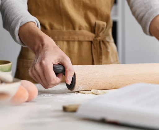 JOSEPH JOSEPH GRIP-PIN ERGONOMIC ROLLING PIN GREY