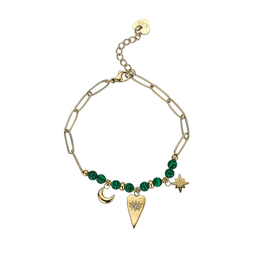 Kendall Malachite Bracelet