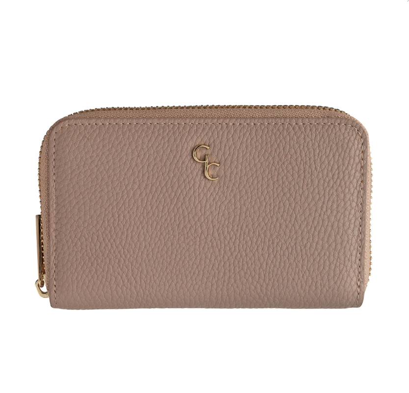 Ladies Zip Wallet - Taupe