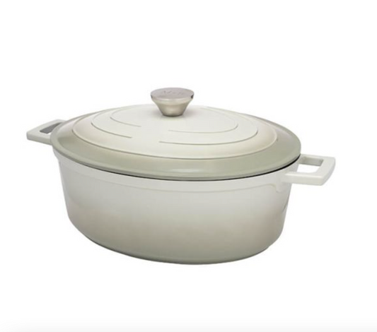 MARY BERRY AT HOME 32CM CAST ALUMINIUM OVAL CASSER