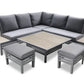Monza Modular Dining Set with Adjustable Table