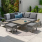 Monza Modular Dining Set with Adjustable Table
