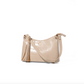 Mini Shoulder Bag - Light Taupe Croc Detail