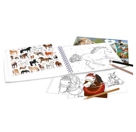 Miss Melody Horse Colouring Book