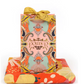 Modern Floral Printed Scarf Tangerine