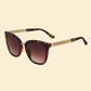 Natalia Luxe Sunglasses - Tortoiseshell/Glitter