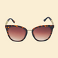 Natalia Luxe Sunglasses - Tortoiseshell/Glitter