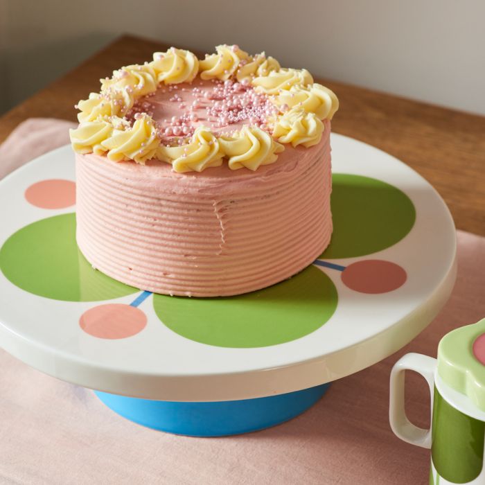 ORLA KIELY CAKE STAND - ATOMIC FLOWER PRINT