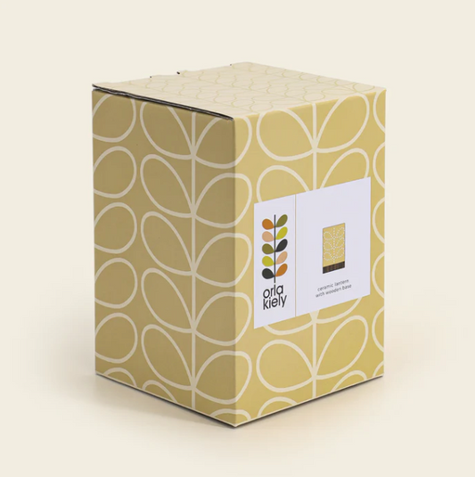 ORLA KIELY CERAMIC LANTERN - LINEAR STEM CREAM