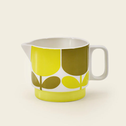 ORLA KIELY MILK JUG - BLOCK FLOWER OCHRE