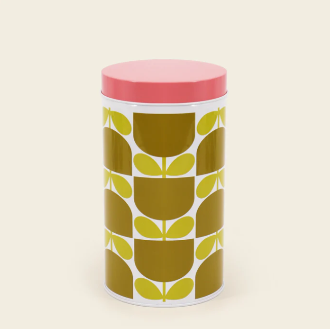 ORLA KIELY NESTING CANNISTER TINS - SET OF 3 (BLOCK FLOWER)