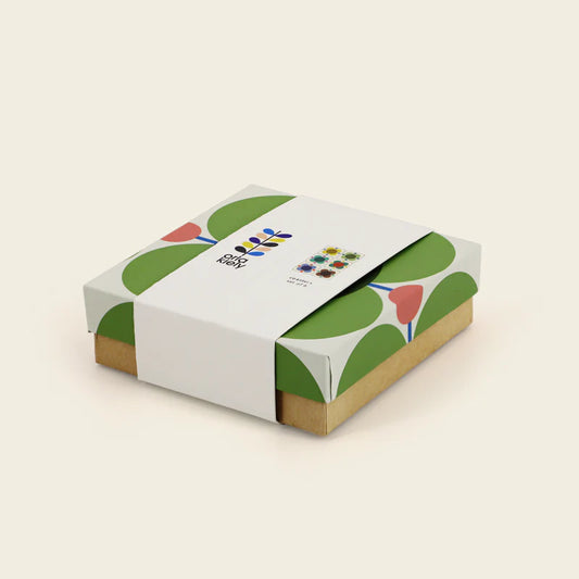 ORLA KIELY SET 6 COASTERS ATOMIC FLOWER