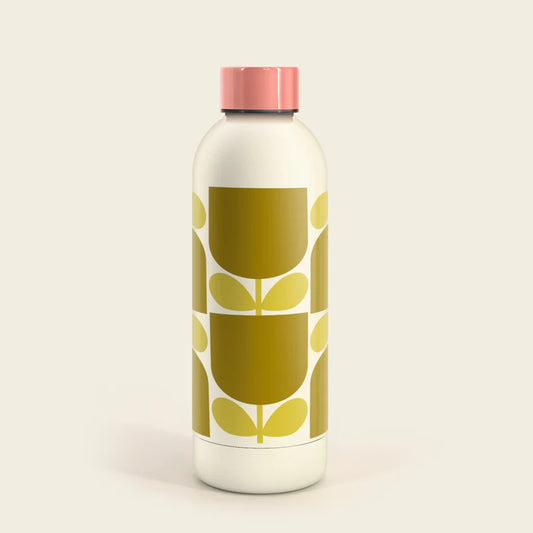 ORLA KIELY STAINLESS STEEL WATER BOTTLE - BLOCK FLOWER