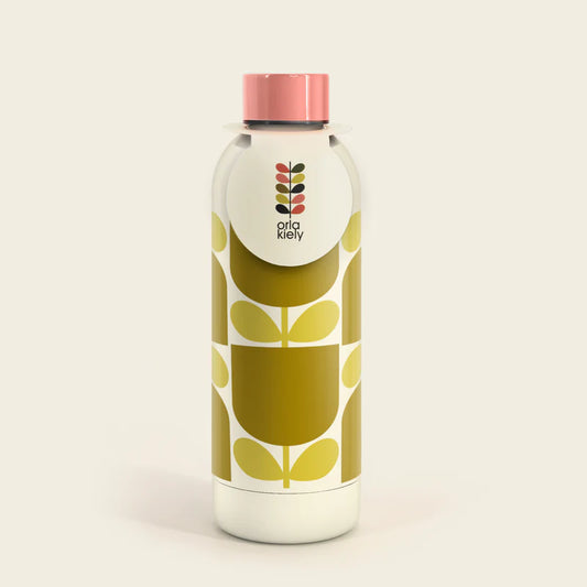 ORLA KIELY STAINLESS STEEL WATER BOTTLE - BLOCK FLOWER