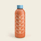 ORLA KIELY STAINLESS STEEL WATER BOTTLE - LINEAR STEM