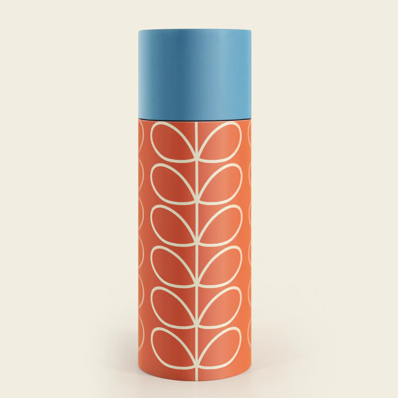 ORLA KIELY STAINLESS STEEL WATER BOTTLE - LINEAR STEM