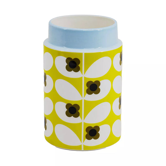 ORLA KIELY UTENSIL POT - WILD ROSE STEM DANDELION