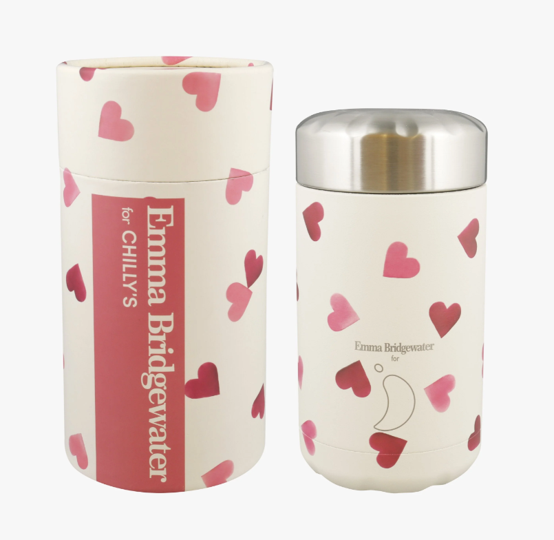 X-F025 CHILLY'S 500ML FOOD POT EB HEART