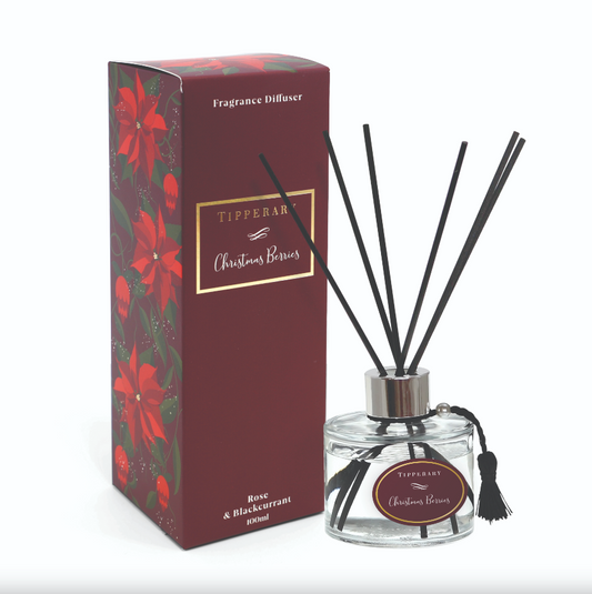 Poinsettia Diffuser - Christmas Berries