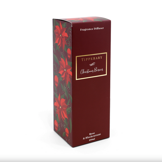 Poinsettia Diffuser - Christmas Berries