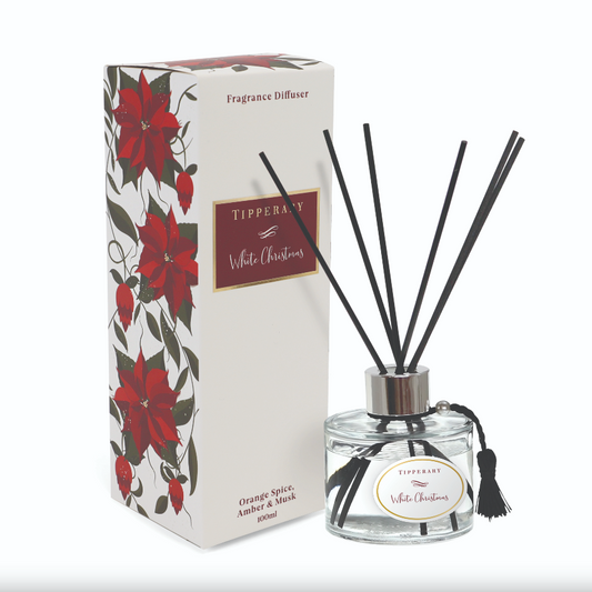 Poinsettia Diffuser - White Christmas