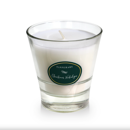 Poinsettia Tumbler Candle - Christmas Nostalgia