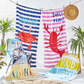 PINK SHELL YEAH BEACH TOWEL