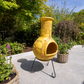 Azteca Large Mexican Chimenea in Yellow