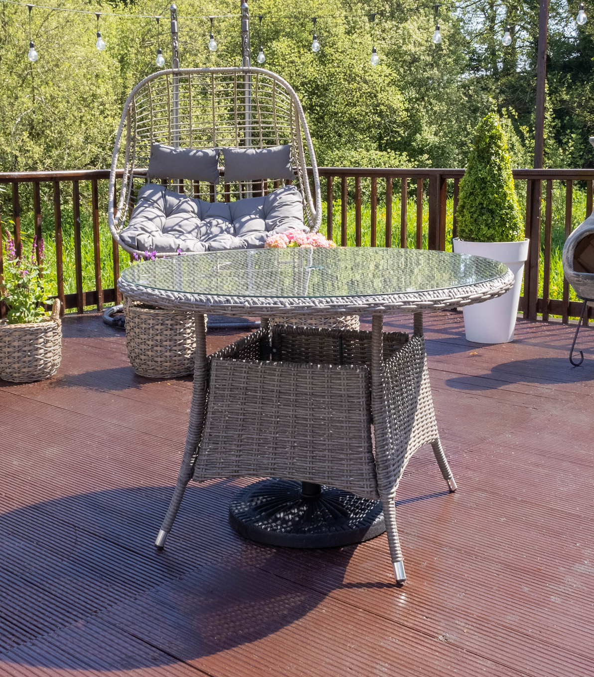 Somerset Rattan 4 Seater Garden Furniture Set