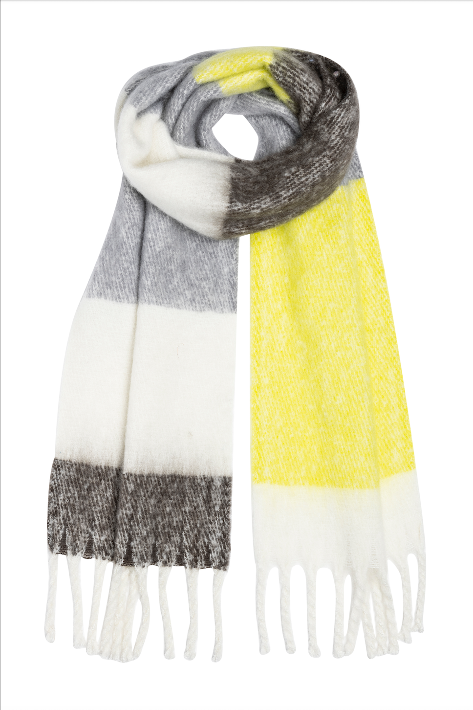 Ladies colour block superfluff