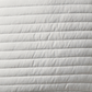 SILVER QUILTED LINES FILLED CUSHION 55X55