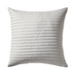SILVER QUILTED LINES FILLED CUSHION 55X55